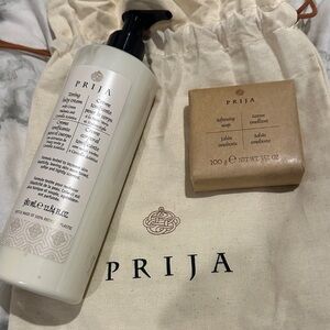 Prija Body Cream and Soap Set NWT